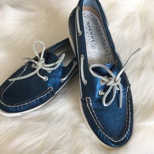 Sperry Top Sider - blue and silver